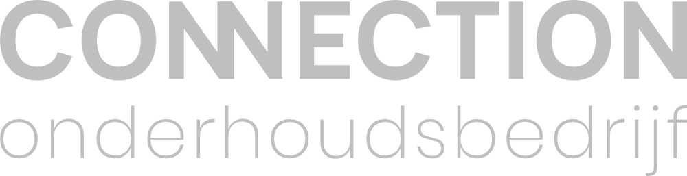 Grijze Logo van Connection Onderhoudsbedrijf