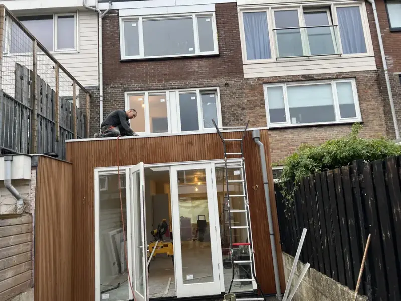 Aanbouw woning